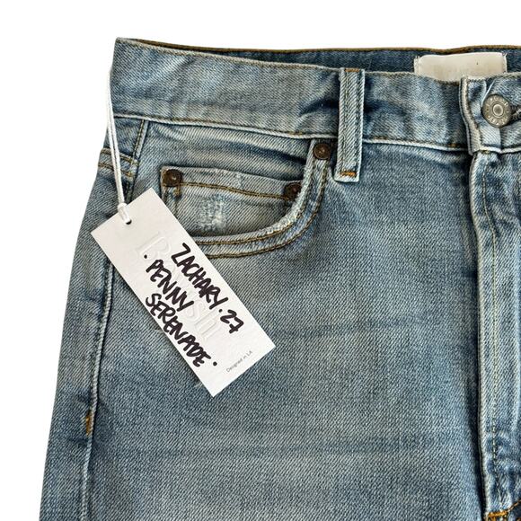 Revolve Boyish The Zachary Penny Serenade High Waist Stretch Skinny Jeans Sz 27 - Picture 3 of 11